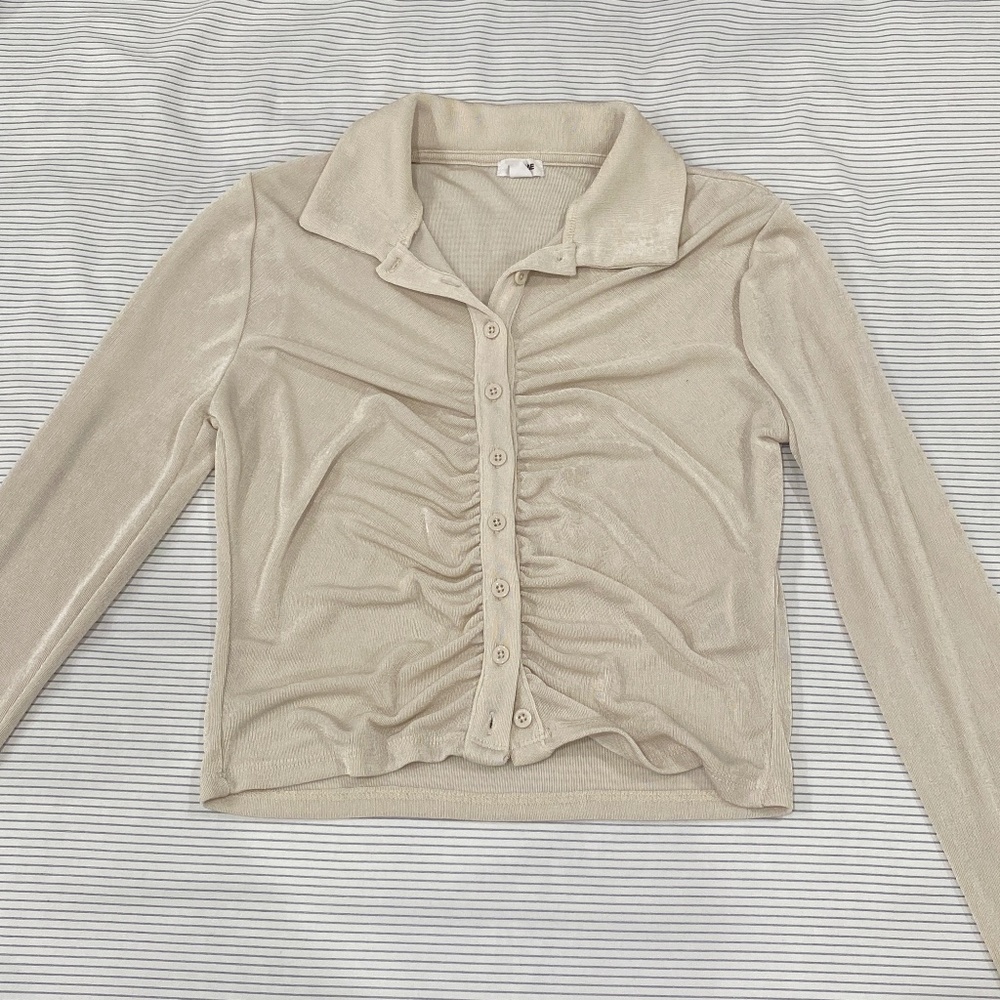Garage Daphne Ruched Long Sleeve
